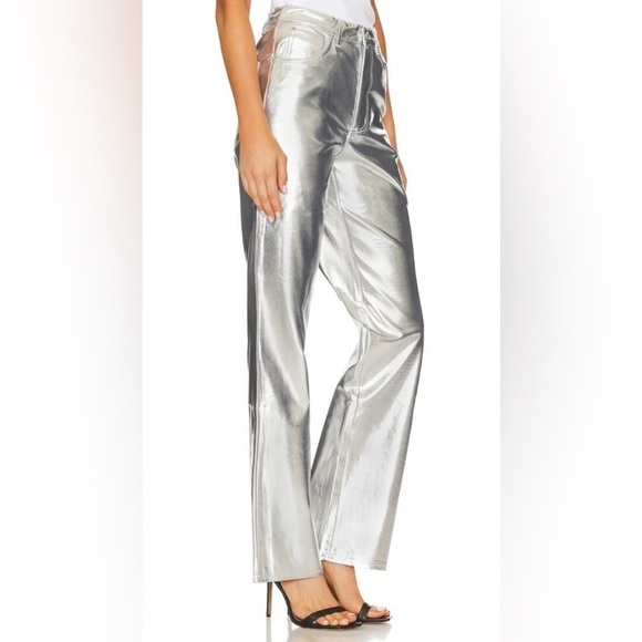 WeWoreWhat Mirror Straight Leg Mirror - Picture 5 of 16